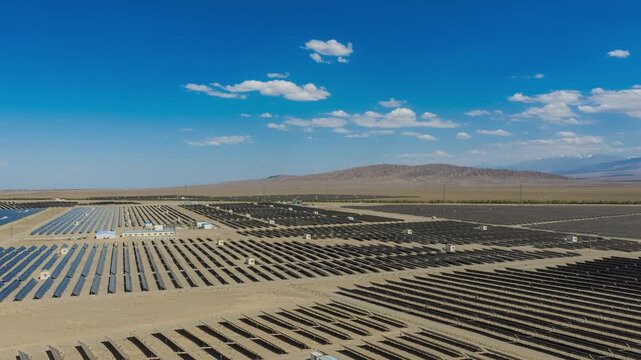Solar photovoltaic panels; wind turbine power plant; new energy