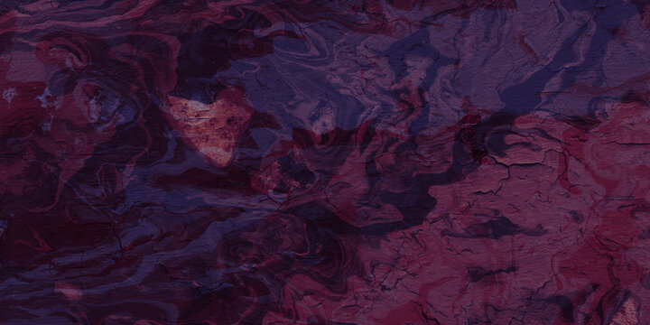 Deep plum and indigo swirling abstract texture with organic marbling patterns background