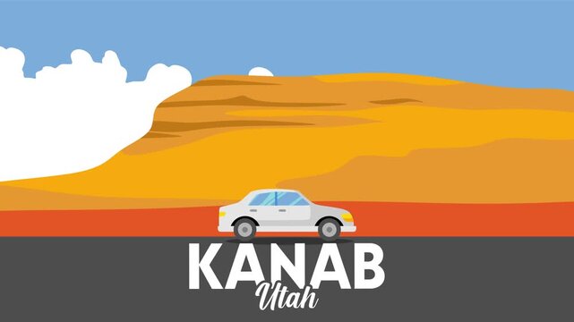 beautiful desert and sky views in kanab utah