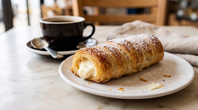Traditional Puerto Rican Quesito Cream Cheese Pastry