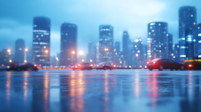 Modern Cityscape & Urban Skyline Images for Adobe Stock: High-Resolution Skyscrapers, Sunset Reflections, Car Light Trails, Wet Roads and Business District Landscapes