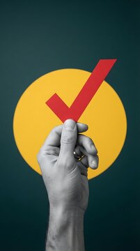 Success Approval Check Mark Design
