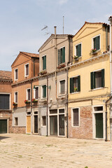 Fototapeta premium Outdoor view of historic buildings on the island of Murano