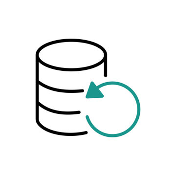Database Server With Sync Refresh Arrow