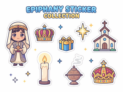 Epiphany Sticker Collection Icons.