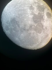 moon through a telescope © Agnes