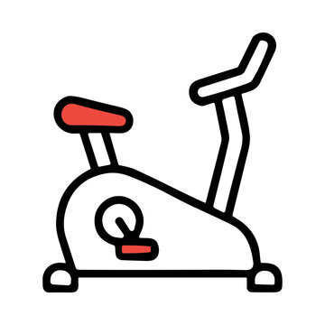 Modern Indoor Stationary Bicycle Equipment for Home Fitness Training