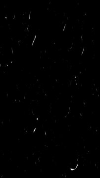 Vintage Film Dust and Scratch Texture Overlay Black Grunge Particles on White Background Retro Analog Film Noise Effect