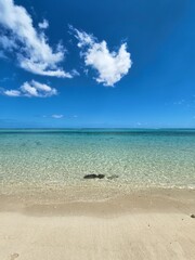 Mauritius. Beautiful, crystal-clear sea and beach © pettys