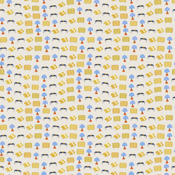 Pattern of furniture and home items