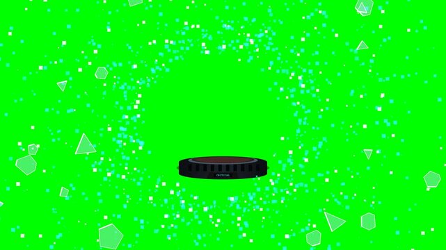 A heated laboratory reaction vessel explodes and transforms into a dimensional 75% OFF discount message, creating a dynamic visual for Black Friday
