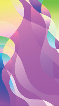 Vibrant Abstract Colorful Flowing Liquid Background Design