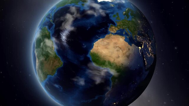 Satellite Zoom from Space to Izmir Turkey on Planet Earth