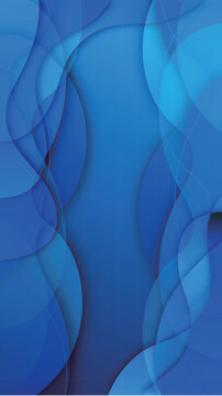 Elegant Abstract Blue Wavy Liquid Background Design