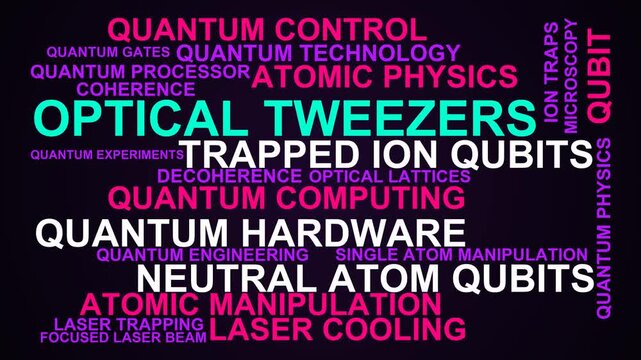 Optical Tweezers Word Cloud