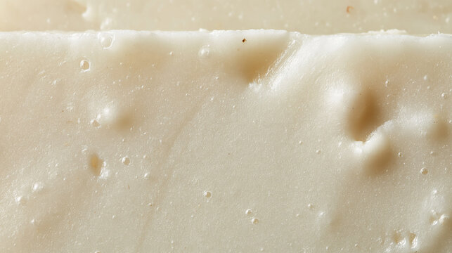 Macro Close Up of Aged Parmesan Cheese Block Crystalline Texture