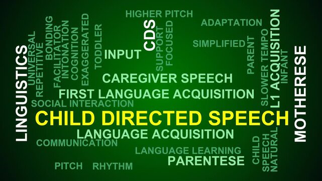 Child Directed Speech Word Cloud