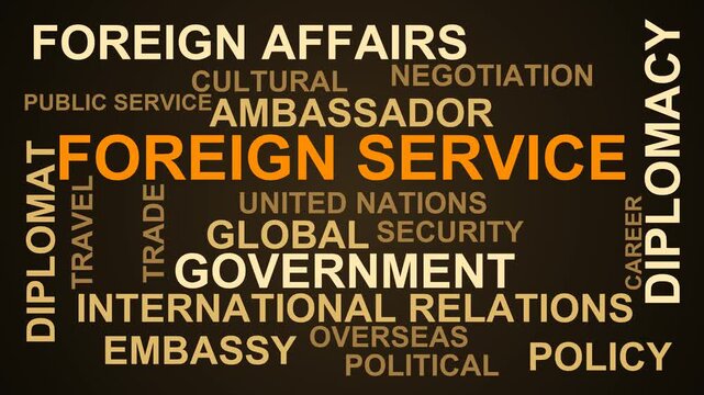Foreign Service Word Cloud