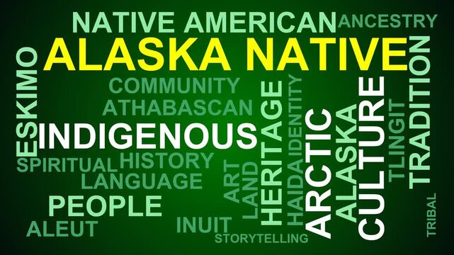 Alaska Native Word Cloud