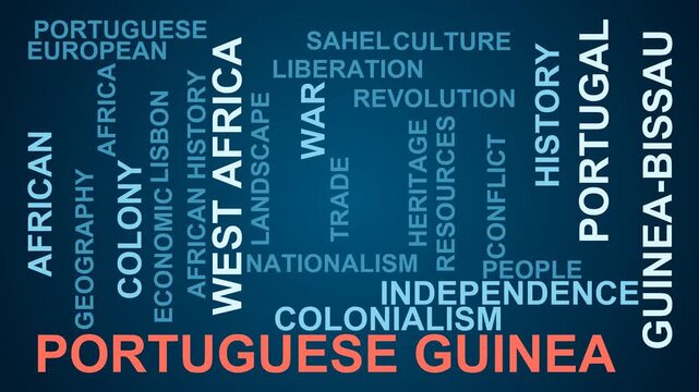 Portuguese Guinea Word Cloud