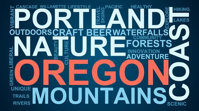 Oregon Word Cloud