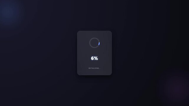 Minimal Loading Spinner and Progress Bar Animation