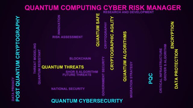 Quantum Computing Cyber Risk Manager Word Cloud