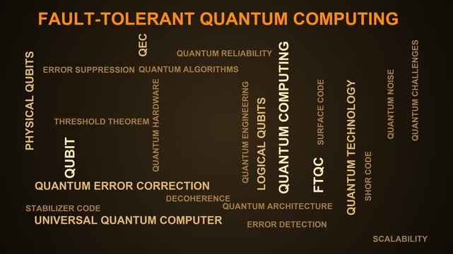 Fault-Tolerant Quantum Computing Word Cloud