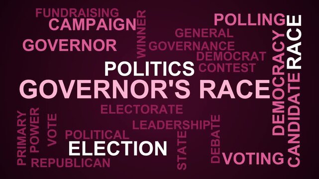 Governor'S Race Word Cloud