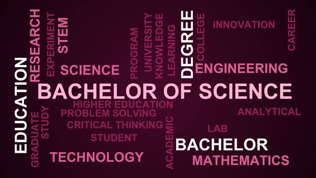 Bachelor Of Science Word Cloud