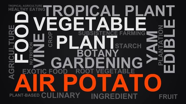 Air Potato Word Cloud