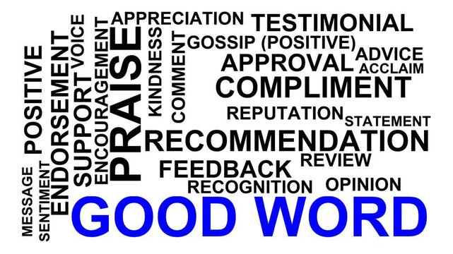 Good Word Word Cloud