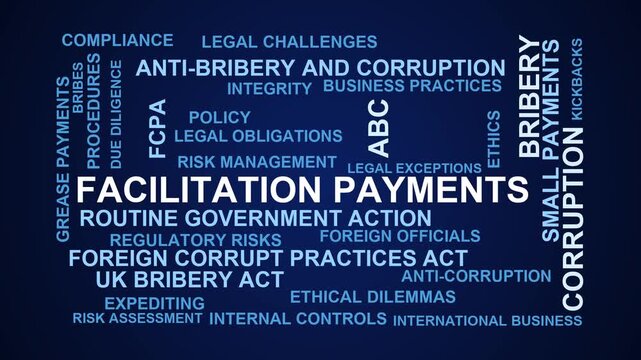 Facilitation Payments Word Cloud