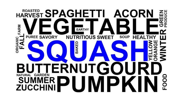 Squash Word Cloud
