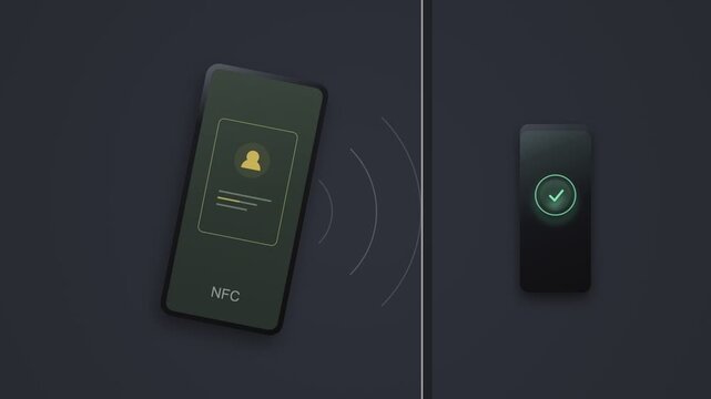 Mobile phone using contactless NFC technology for secure payment