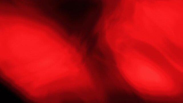Abstract Red Smoke and Dramatic Light Leak Texture on Black Background