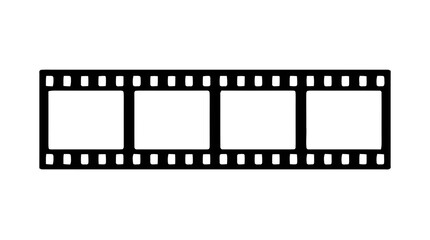 Fototapeta premium Vector illustration of film strip icon