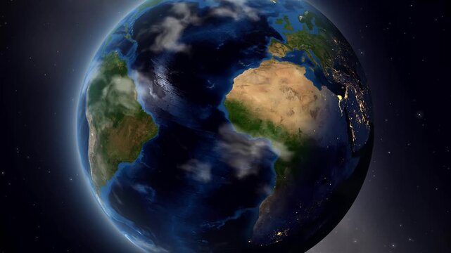 Earth Zoom In to Bethal South Africa From Space