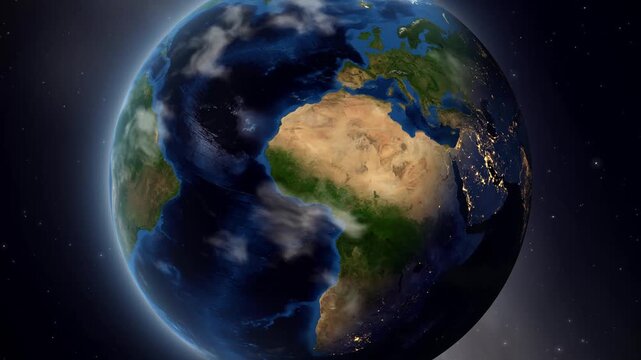 Earth Zoom In to Zhanjiang China From Outer Space