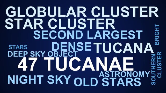 47 Tucanae Word Cloud