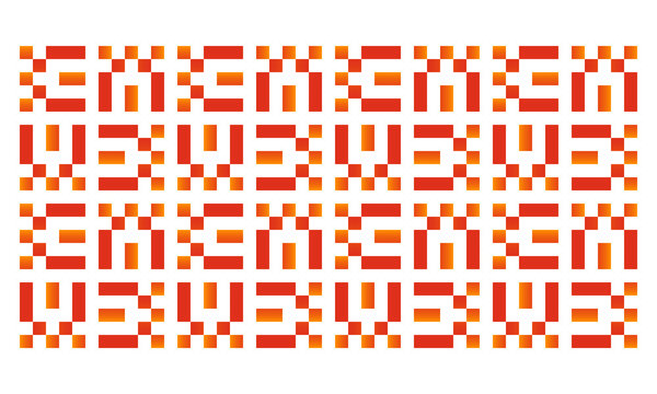 seamless abstract red orange yellow geometric background 