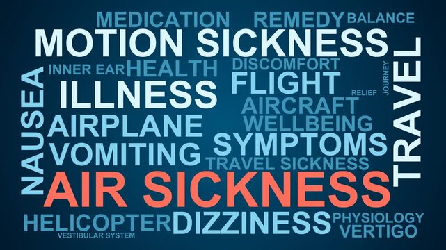 Air Sickness Word Cloud