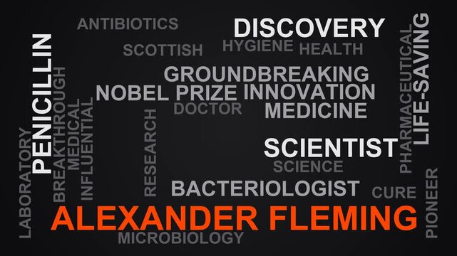 Alexander Fleming Word Cloud
