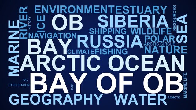 Bay Of Ob Word Cloud