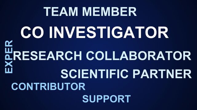 Co Investigator Word Cloud