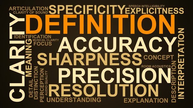 Definition Word Cloud