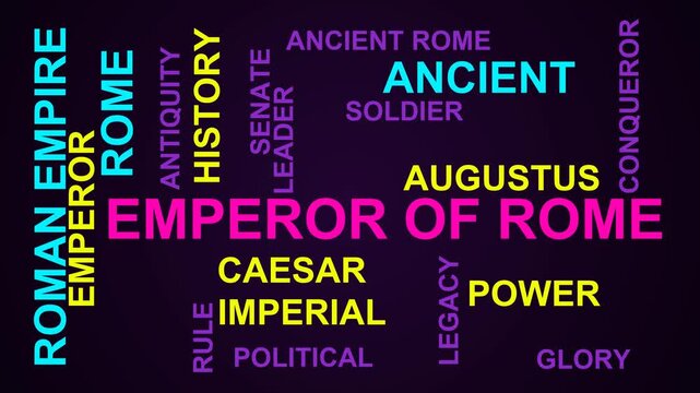 Emperor Of Rome Word Cloud
