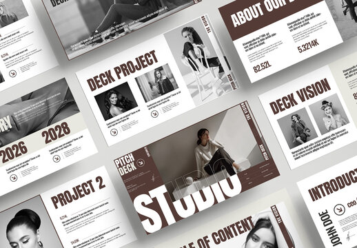 Studio Pitch Deck Presentation Template