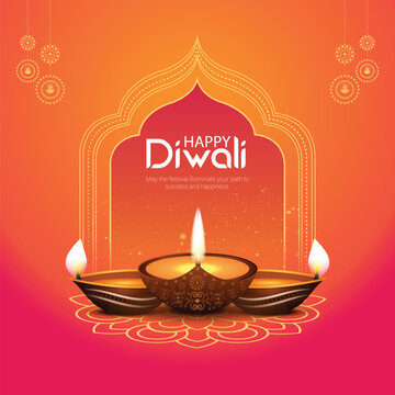 Traditional Diwali Festival banner