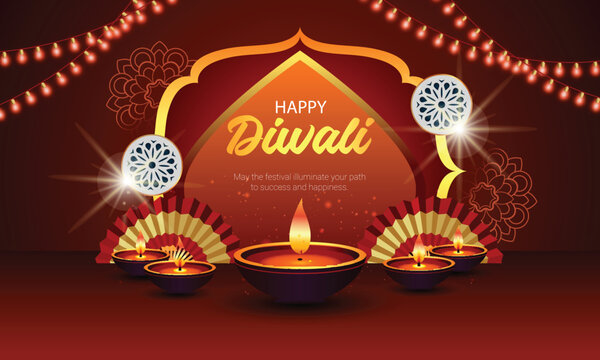 Traditional Diwali Festival banner